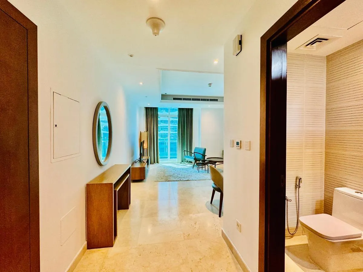 شقة Breathtaking Marina Views 1Br At Orra Marina دبي الإمارات العربية المتحدة