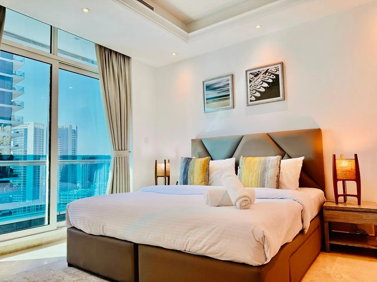 شقة Breathtaking Marina Views 1Br At Orra Marina دبي الإمارات العربية المتحدة